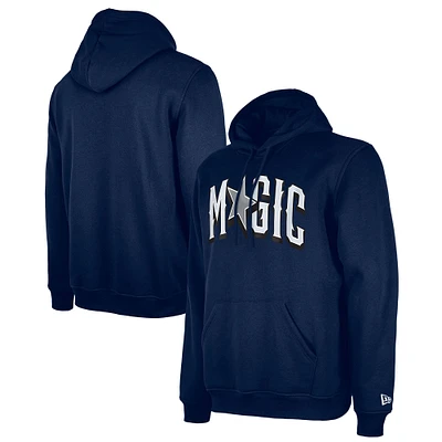 Men's New Era  Navy Orlando Magic 2024/25 City Edition Pullover Hoodie