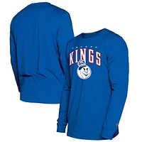 Men's New Era  Blue Sacramento Kings 2024/25 City Edition Long Sleeve T-Shirt