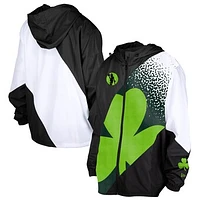 Men's New Era  Black Boston Celtics 2024/25 City Edition Full-Zip Windbreaker Jacket