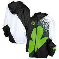 Men's New Era  Black Boston Celtics 2024/25 City Edition Full-Zip Windbreaker Jacket