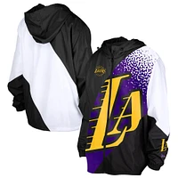 Men's New Era  Black Los Angeles Lakers 2024/25 City Edition Full-Zip Windbreaker Jacket