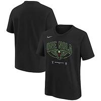 Youth Nike  Black New Orleans Pelicans 2024 NBA Playoffs Mantra T-Shirt