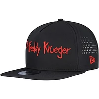 Men's New Era Black A Nightmare on Elm Street Vented 9FIFTY Snapback Hat