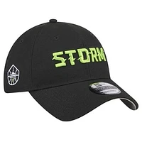 Unisex New Era Black Seattle Storm Rebel Series 9TWENTY Adjustable Hat