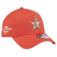 Unisex New Era Orange 2024 WNBA All-Star Game Logo A-Frame 9FORTY Adjustable Hat