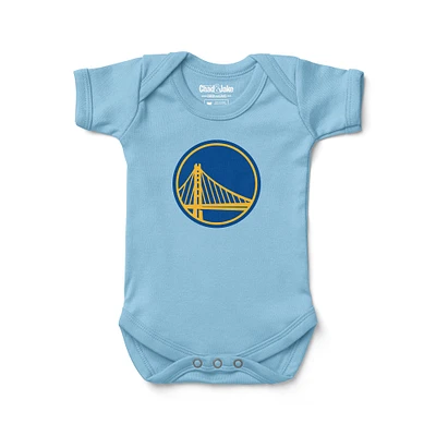 Newborn & Infant Chad Jake Light Blue Golden State Warriors Primary Logo Bodysuit