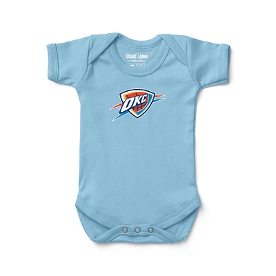 Newborn & Infant Chad Jake Light Blue Oklahoma City Thunder Primary Logo Bodysuit