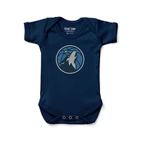 Newborn & Infant Chad Jake Navy Minnesota Timberwolves Primary Logo Bodysuit
