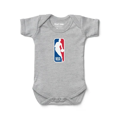 Newborn & Infant Chad Jake Heather Gray NBA Events Primary Logo Bodysuit