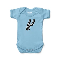 Newborn & Infant Chad Jake Light Blue San Antonio Spurs Primary Logo Bodysuit