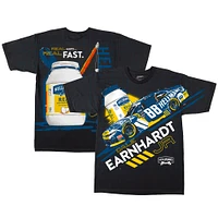 Men's JR Motorsports Official Team Apparel  Black Dale Earnhardt Jr. Hellman's Crane T-Shirt