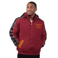 Men's Starter  Burgundy Washington Commanders Thursday Night Gridiron Full-Zip Jacket