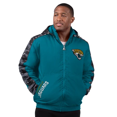 Men's Starter  Teal Jacksonville Jaguars Thursday Night Gridiron Full-Zip Jacket