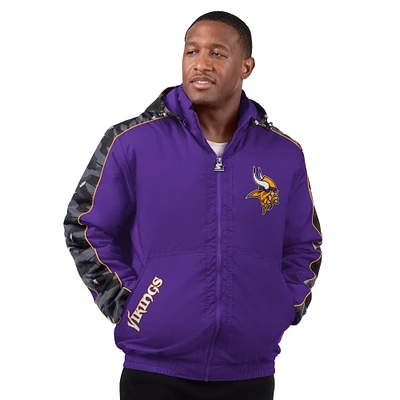 Men's Starter  Purple Minnesota Vikings Thursday Night Gridiron Full-Zip Jacket