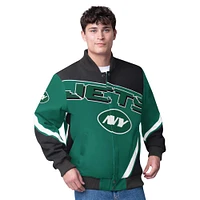 Men's G-III Extreme  Green New York Jets Maximum Racing Full-Zip Jacket