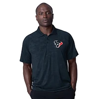 Men's MSX by Michael Strahan Navy Houston Texans Baseline Raglan Polo