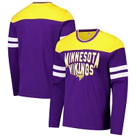 Men's G-III Sports by Carl Banks Purple/Gold Minnesota Vikings Adaptive Hail Mary Long Sleeve T-Shirt