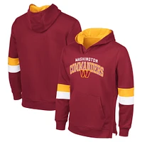 Men's G-III Sports by Carl Banks Burgundy/Gold Washington Commanders Adaptive Faceoff Pullover Hoodie