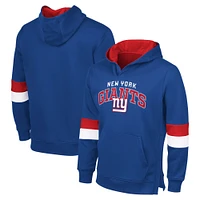 Men's G-III Sports by Carl Banks Royal/Red New York Giants Adaptive Faceoff Pullover Hoodie