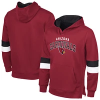 Men's G-III Sports by Carl Banks Cardinal/Black Arizona Cardinals Adaptive Faceoff Pullover Hoodie