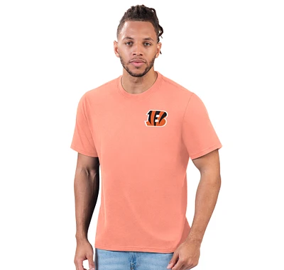 Men's Margaritaville Orange Cincinnati Bengals Flip Flop T-Shirt