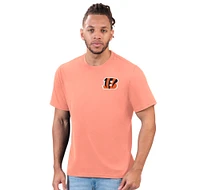 Men's Margaritaville Orange Cincinnati Bengals Flip Flop T-Shirt