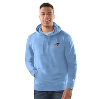 Men's Margaritaville  Blue Buffalo Bills Time Flies Garment Dyed Pullover Hoodie