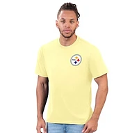 Men's Margaritaville Gold Pittsburgh Steelers Time Flies T-Shirt