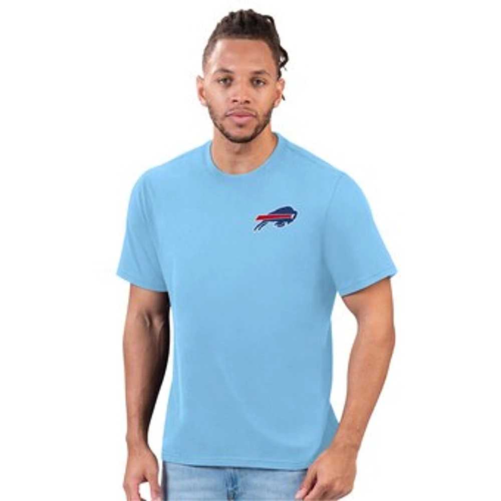 Men's Margaritaville Light Blue Buffalo Bills Time Flies T-Shirt