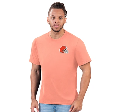 Men's Margaritaville Orange Cleveland Browns Time Flies T-Shirt