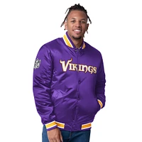 Men's Starter  Purple/Gold Minnesota Vikings Closer Reversible Satin Full-Zip Jacket