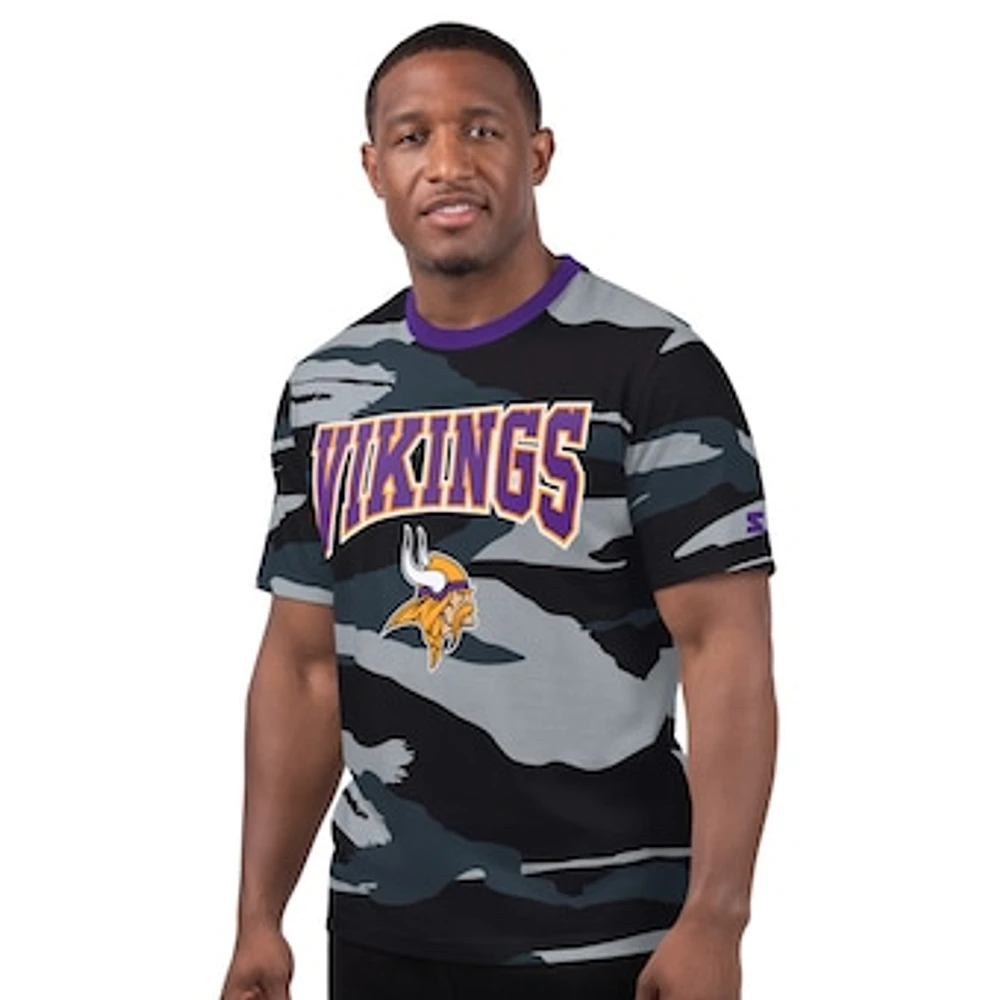 Men's Starter Gray Minnesota Vikings Thursday Night Gridiron T-Shirt