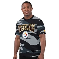 Men's Starter Gray Pittsburgh Steelers Thursday Night Gridiron T-Shirt