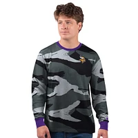 Men's Starter Gray Minnesota Vikings Thursday Night Gridiron Long Sleeve T-Shirt