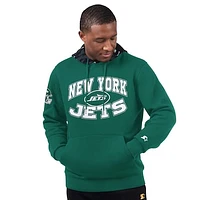 Men's Starter Green New York Jets Thursday Night Gridiron Pullover Hoodie