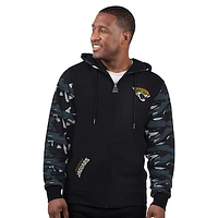 Men's Starter Black Jacksonville Jaguars Thursday Night Gridiron Full-Zip Hoodie