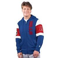 Men's Starter Royal Buffalo Bills Extreme Full-Zip Hoodie