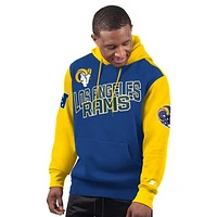 Men's Starter Royal Los Angeles Rams Extreme Pullover Hoodie