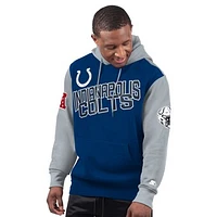 Men's Starter Royal Indianapolis Colts Extreme Pullover Hoodie