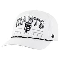 Men's '47 White San Francisco Giants Roscoe Speckle Hitch Adjustable Hat