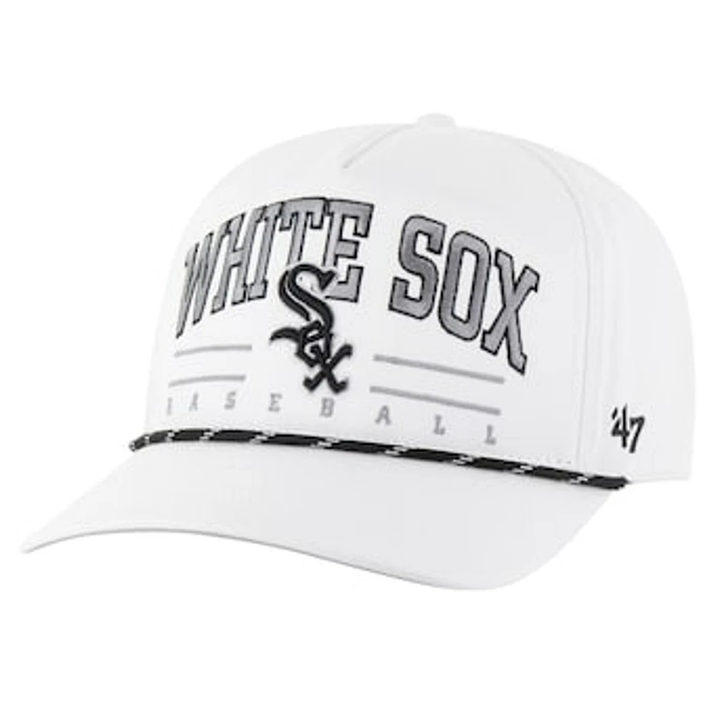 Men's '47 White Chicago White Sox Roscoe Speckle Hitch Adjustable Hat