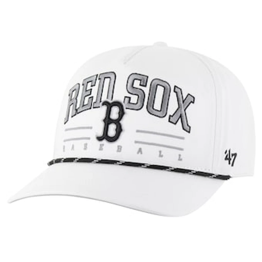 Men's '47 White Boston Red Sox Roscoe Speckle Hitch Adjustable Hat