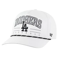 Men's '47 White Los Angeles Dodgers Roscoe Speckle Hitch Adjustable Hat