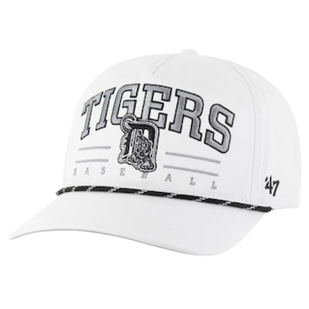 Men's '47 White Detroit Tigers Roscoe Speckle Hitch Adjustable Hat