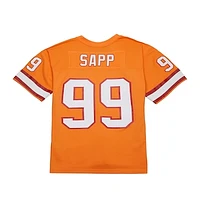 Men's Mitchell & Ness Warren Sapp Orange Tampa Bay Buccaneers 1995 Legacy Replica Jersey