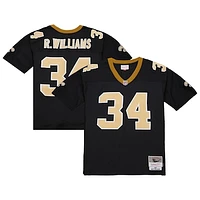 Men's Mitchell & Ness Ricky Williams Black New Orleans Saints 1999 Legacy Replica Jersey