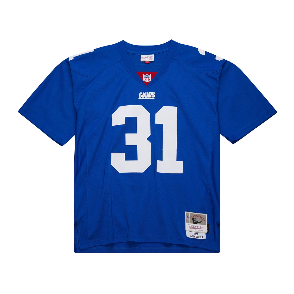 Men's Mitchell & Ness Jason Sehorn Royal New York Giants 2000 Legacy Replica Jersey