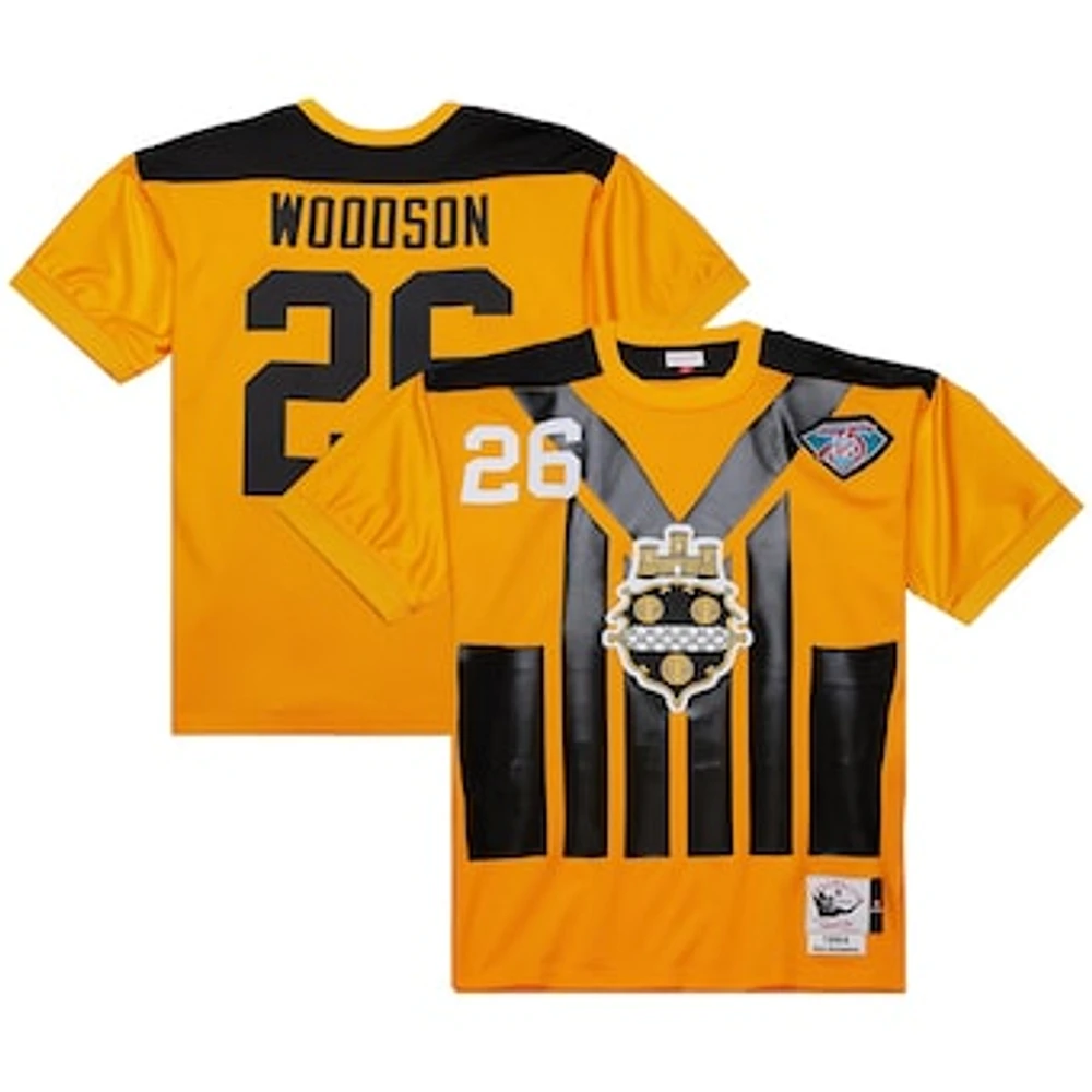 Men's Mitchell & Ness Rod Woodson Gold Pittsburgh Steelers 1994 Authentic Throwback Retired Player Jersey