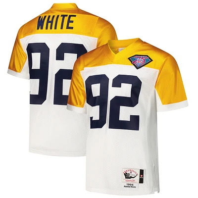 Men's Mitchell & Ness Reggie White White Green Bay Packers 1994 Authentic Throwback Retired Player Jersey