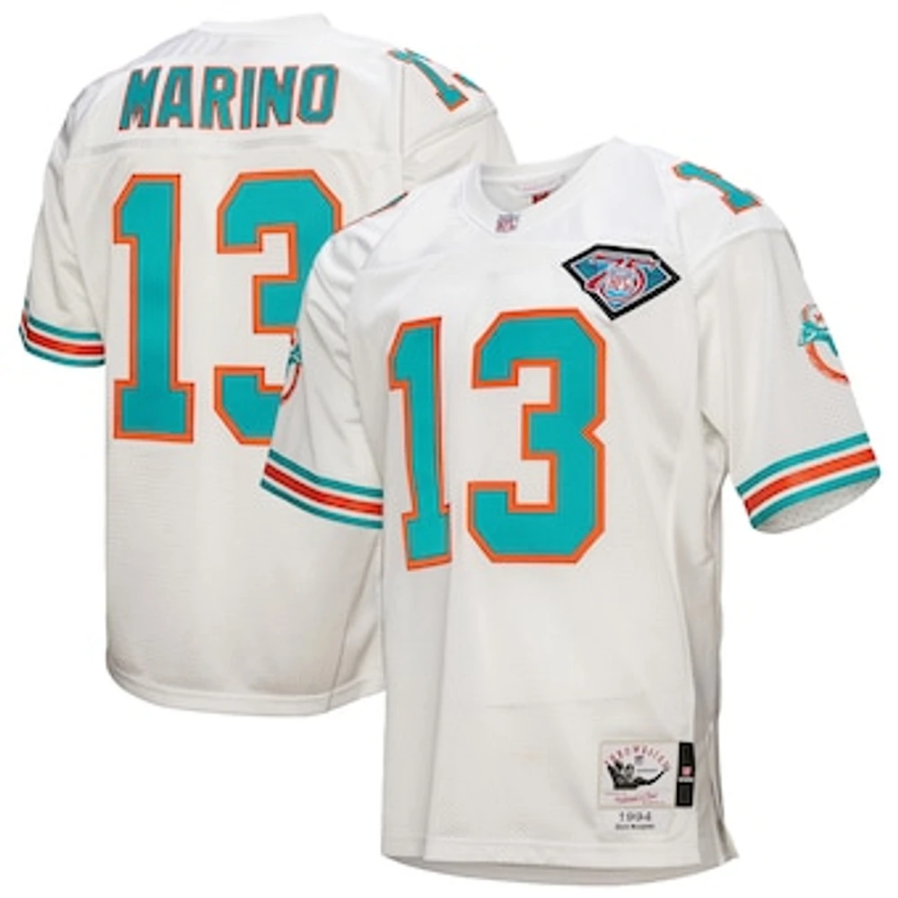 Men's Mitchell & Ness Dan Marino White Miami Dolphins 1994 Authentic Throwback Retired Player Jersey